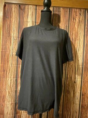 Layer 8 Black Quick-Dry Athletic Tee Women's XL